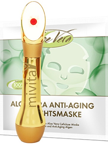 Gesichtsmassagegerät timeless + 1 Gold Anti-Aging Maske gratis!